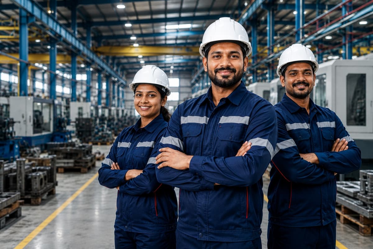 Industrial Uniforms manufactured by TES Apparels
